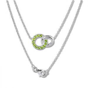 จี้เงินประดับ Peridot